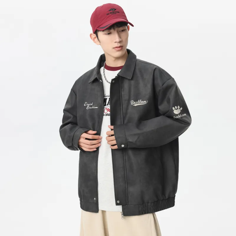 David Bakken Leather Jacket Unisex-3