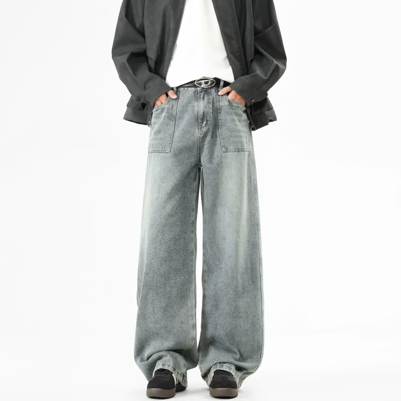 David Bakken Jeans Unisex Vintage Blue-12