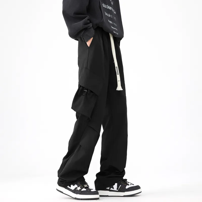 David Bakken Cargo Pants Wide Leg Casual Pants Unisex-11