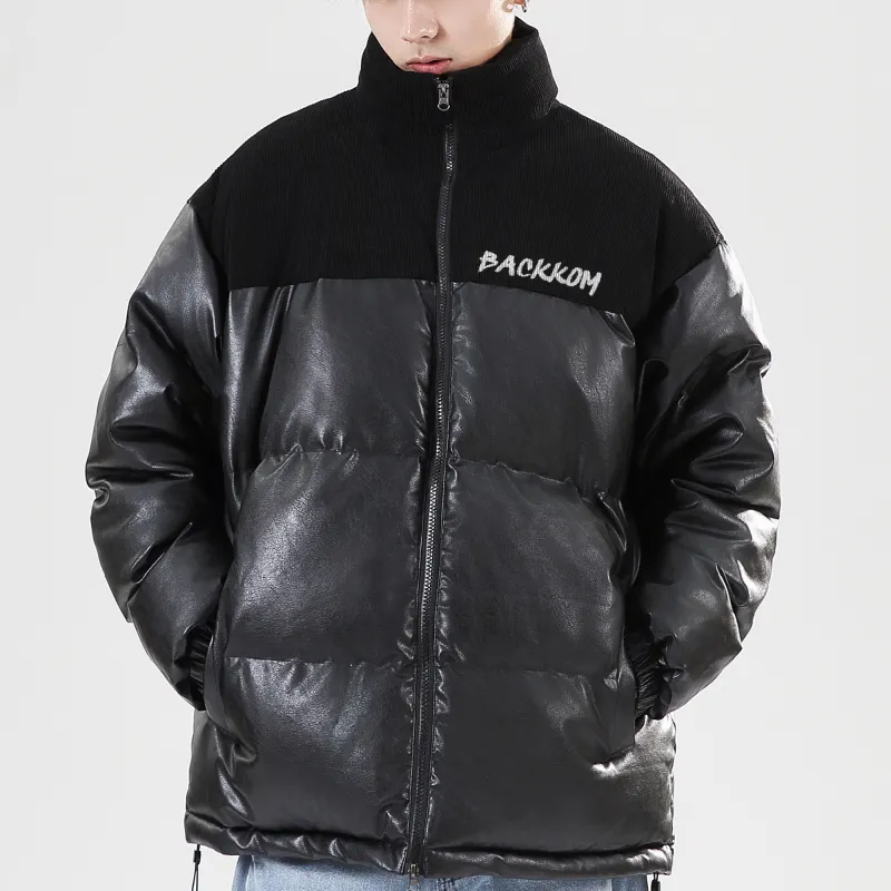 David Bakken Puffer Jacket Unisex Black-2