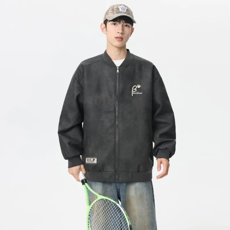 David Bakken x DAOMEIXIONG LIANMINGKUAN Leather Jacket Unisex-4