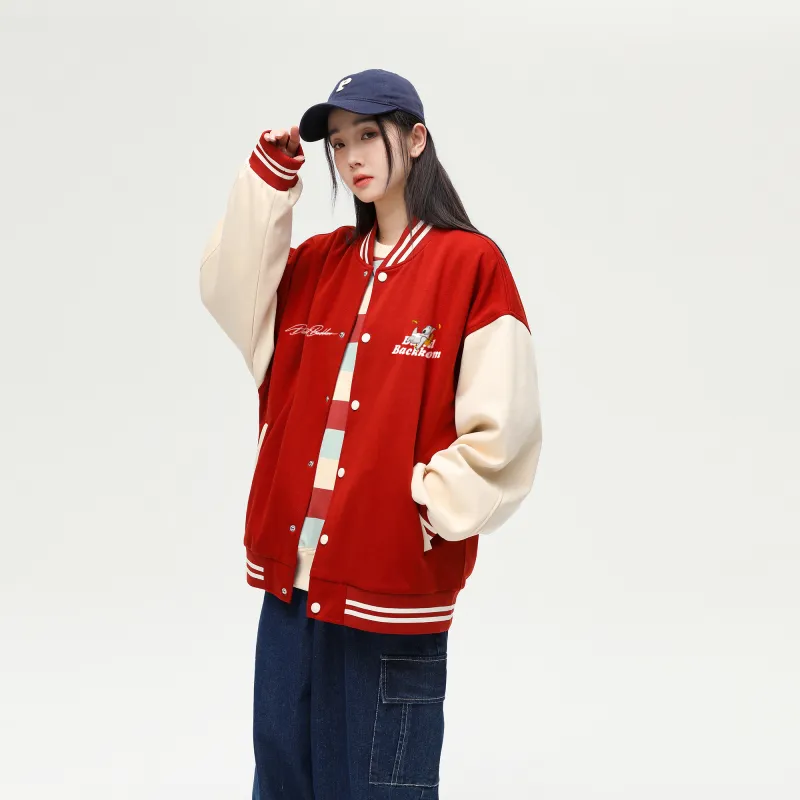David Bakken x DAOMEIXIONG LIANMINGKUAN Baseball Jacket Unisex-14