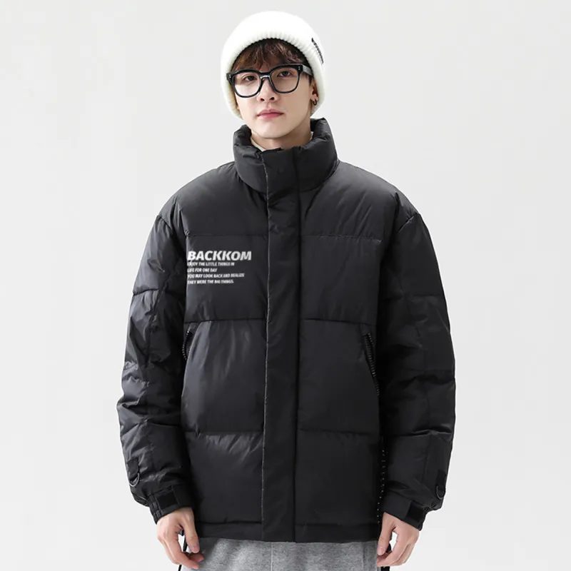 David Bakken Down Jacket Unisex Black-4