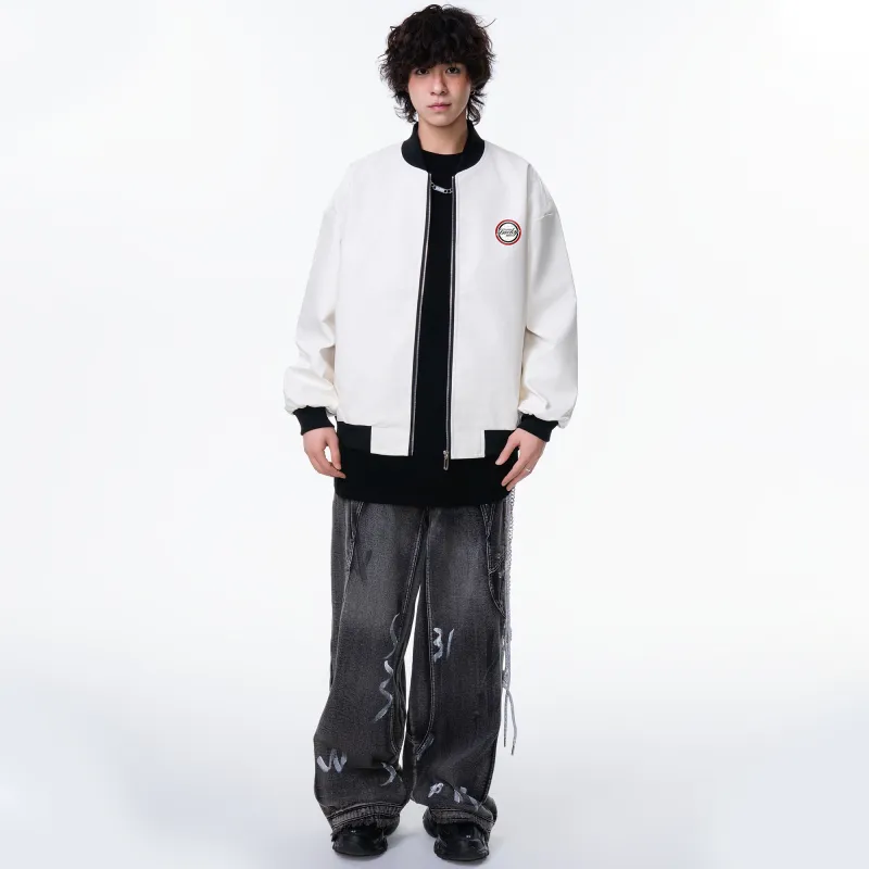David Bakken x DAOMEIXIONG Leather Jacket Unisex-12