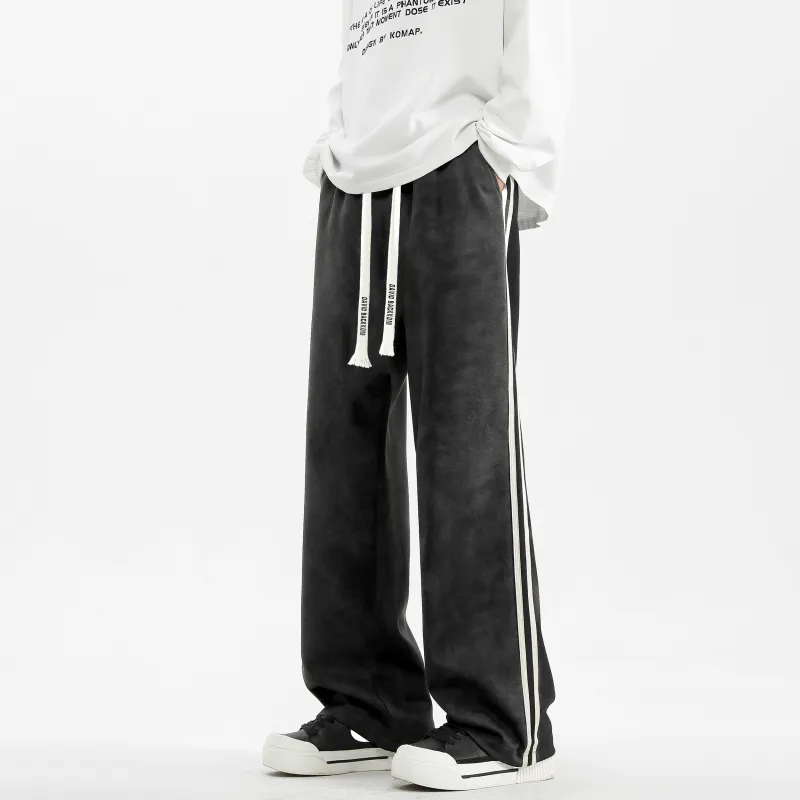 David Bakken Casual Pants Unisex Black-3
