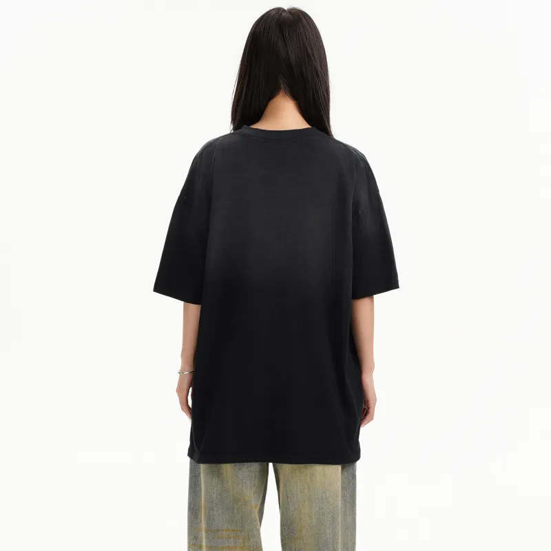 David Bakken x DAOMEIXIONG T Shirt Unisex Washed Black-3