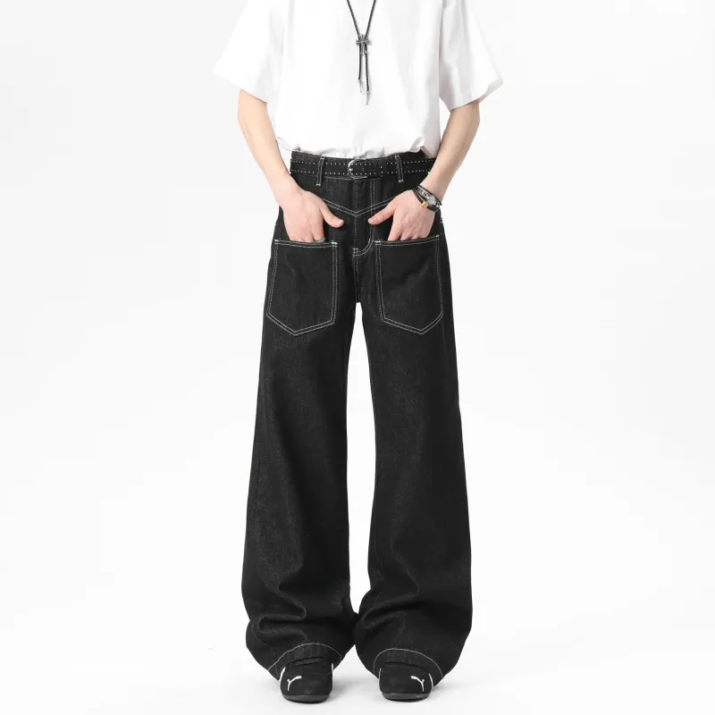 David Bakken Jeans Unisex Original Denim Black-2
