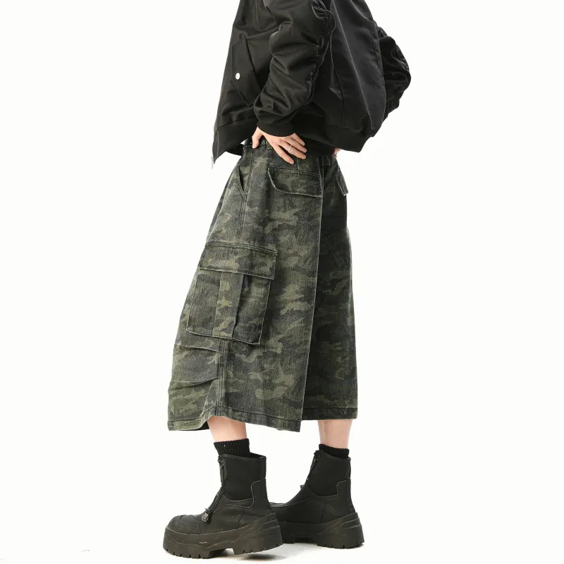 David Bakken Cargo Shorts Unisex Green-7
