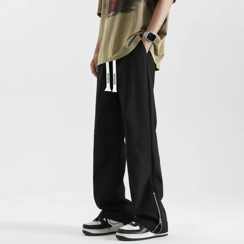 David Bakken Casual Pants Unisex Black-3