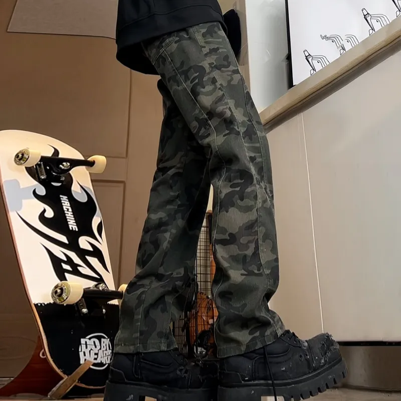 David Bakken Cargo Pants Unisex Camouflage-4