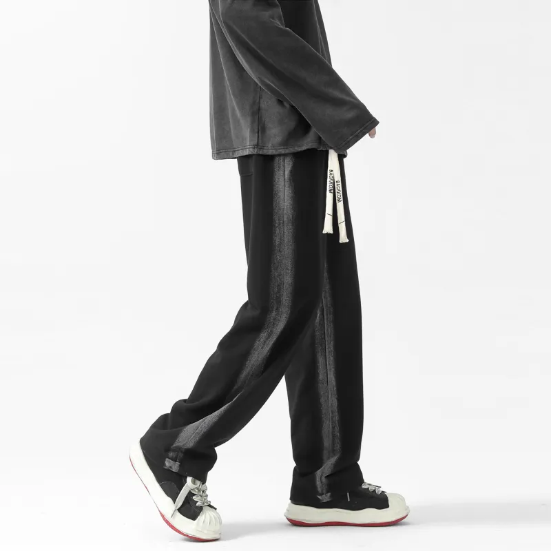 David Bakken Casual Pants Unisex Black-4