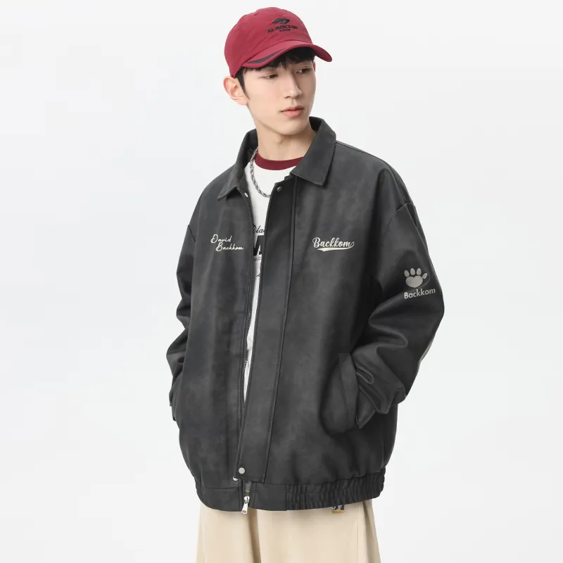 David Bakken Leather Jacket Unisex-2