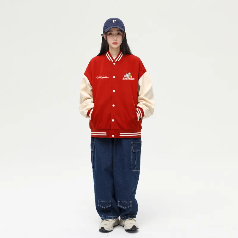 David Bakken x DAOMEIXIONG LIANMINGKUAN Baseball Jacket Unisex-16