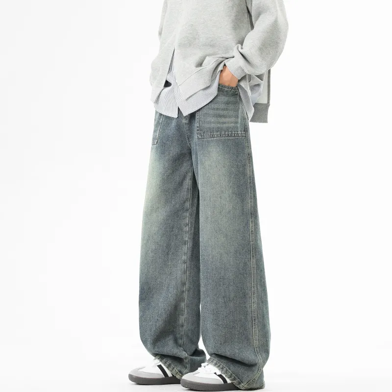 David Bakken Jeans Unisex Vintage Blue-3
