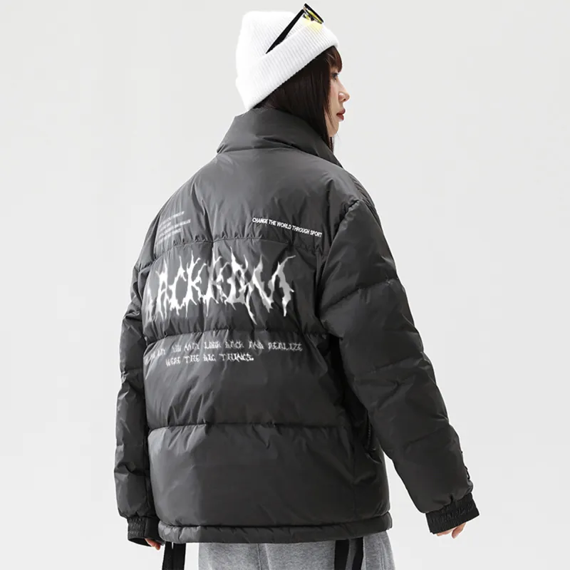 David Bakken Down Jacket Unisex Black-13