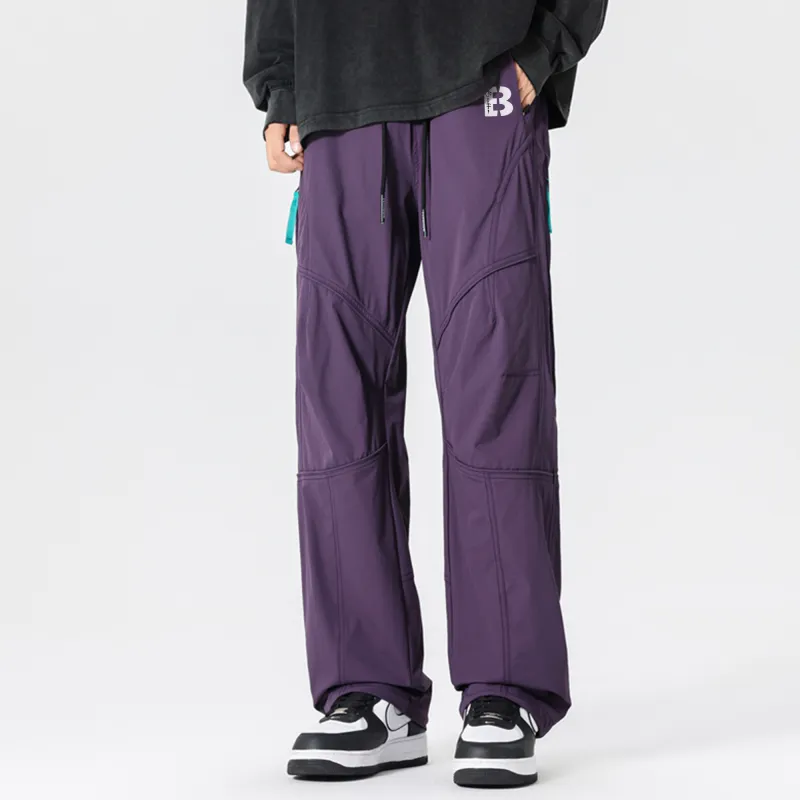 David Bakken Casual Pants Unisex Gravel Apricots-12