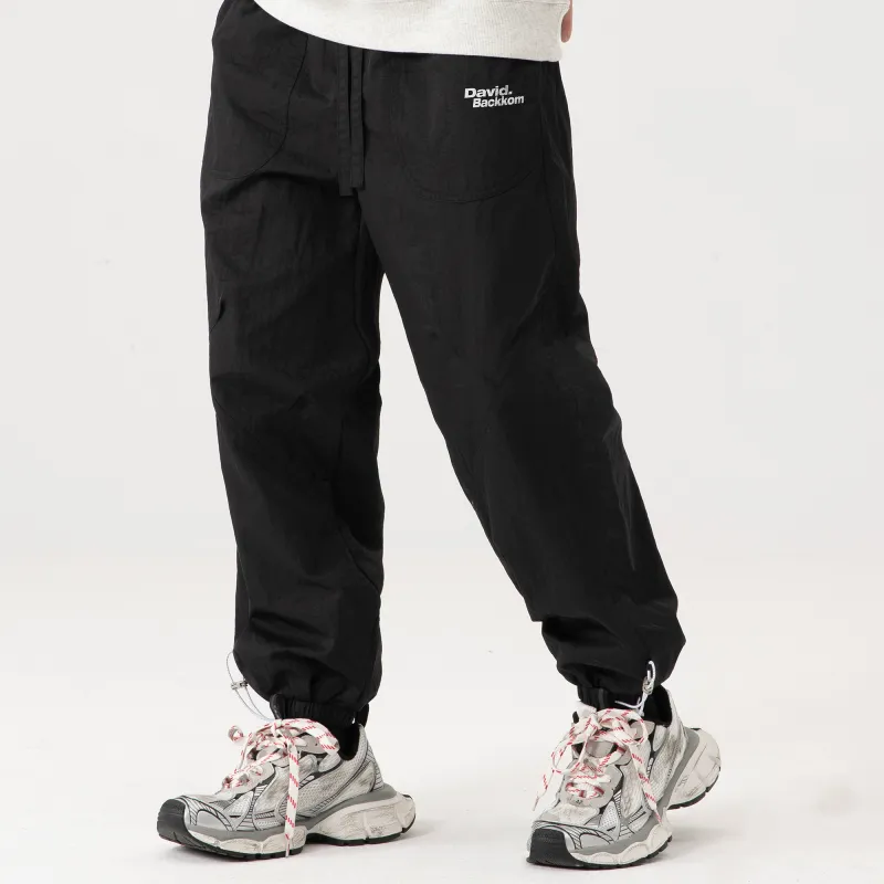 David Bakken Casual Pants Unisex Black-4