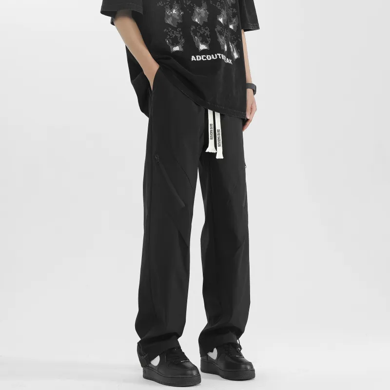 David Bakken Casual Pants Unisex Black-4
