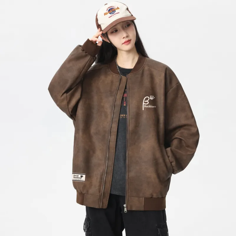 David Bakken x DAOMEIXIONG LIANMINGKUAN Leather Jacket Unisex-16