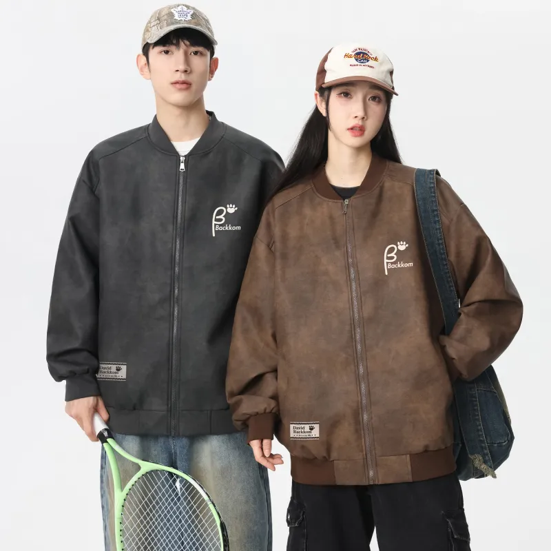David Bakken x DAOMEIXIONG LIANMINGKUAN Leather Jacket Unisex-14
