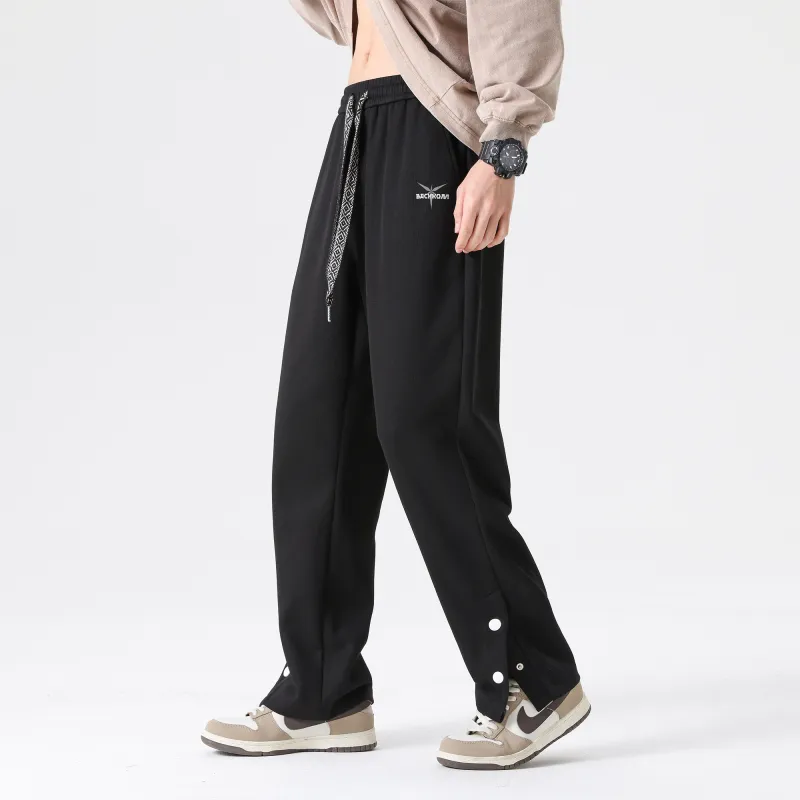 David Bakken Casual Pants Unisex Black-5