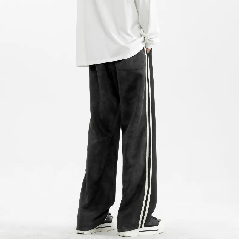 David Bakken Casual Pants Unisex Black-4