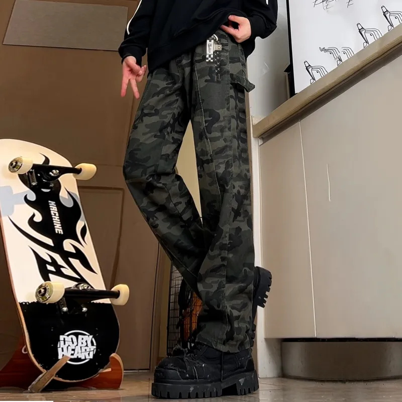 David Bakken Cargo Pants Unisex Camouflage-2