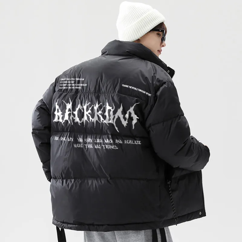 David Bakken Down Jacket Unisex Black-3