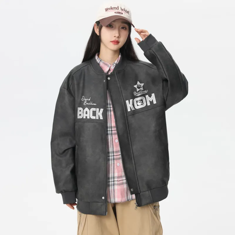 David Bakken x DAOMEIXIONG LIANMINGKUAN Leather Jacket Unisex-3