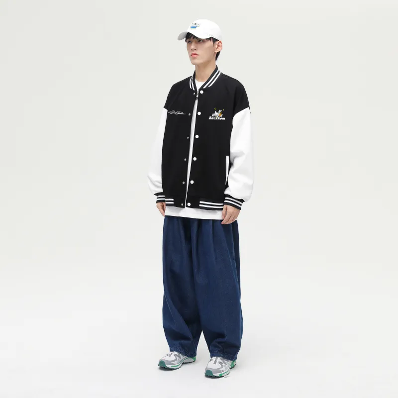 David Bakken x DAOMEIXIONG LIANMINGKUAN Baseball Jacket Unisex-3