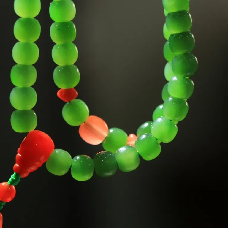 Jade Charm Yao Hetian Jade Necklaces Jasper Unisex-6