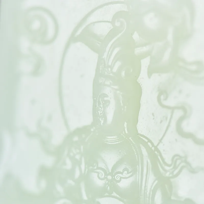 Jade Charm Yao Hetian Jade Pendants White Jade/Pale Greenish White Jade Men's-3