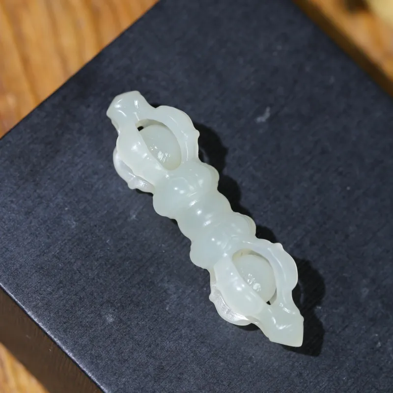 Jade Charm Yao Hetian Jade Pendants White Jade/Pale Greenish White Jade Unisex-6