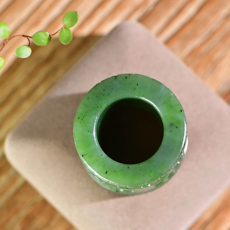 Jade Charm Yao Hetian Jade Rings Jasper Unisex-3