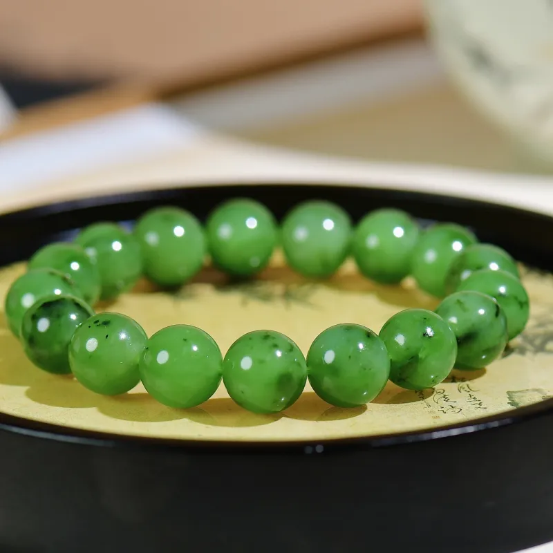 Jade Charm Yao Hetian Jade Bracelets Jasper Unisex-2