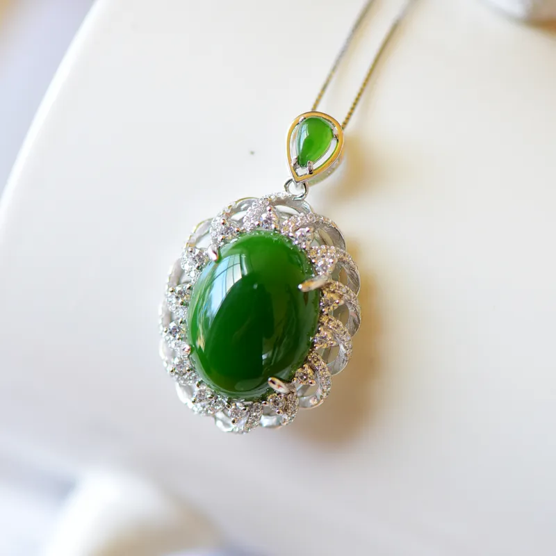 Jade Charm Yao Hetian Jade Pendants Jasper Women's-3