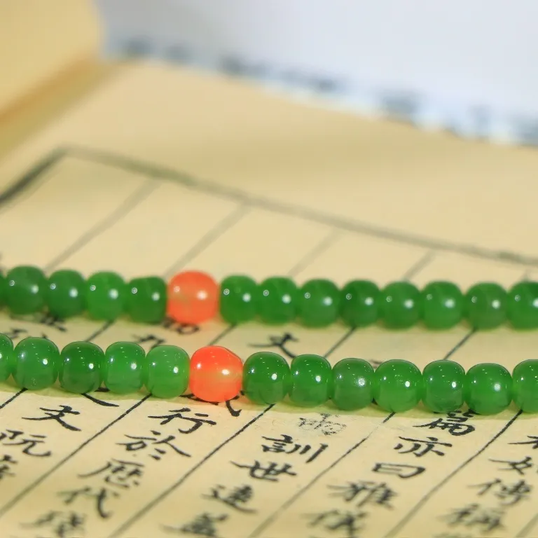 Jade Charm Yao Hetian Jade Necklaces Jasper Unisex-3