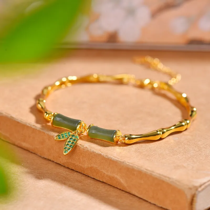 Jade Charm Yao Hetian Jade Bracelets White Jade/Pale Greenish White Jade Women's-7