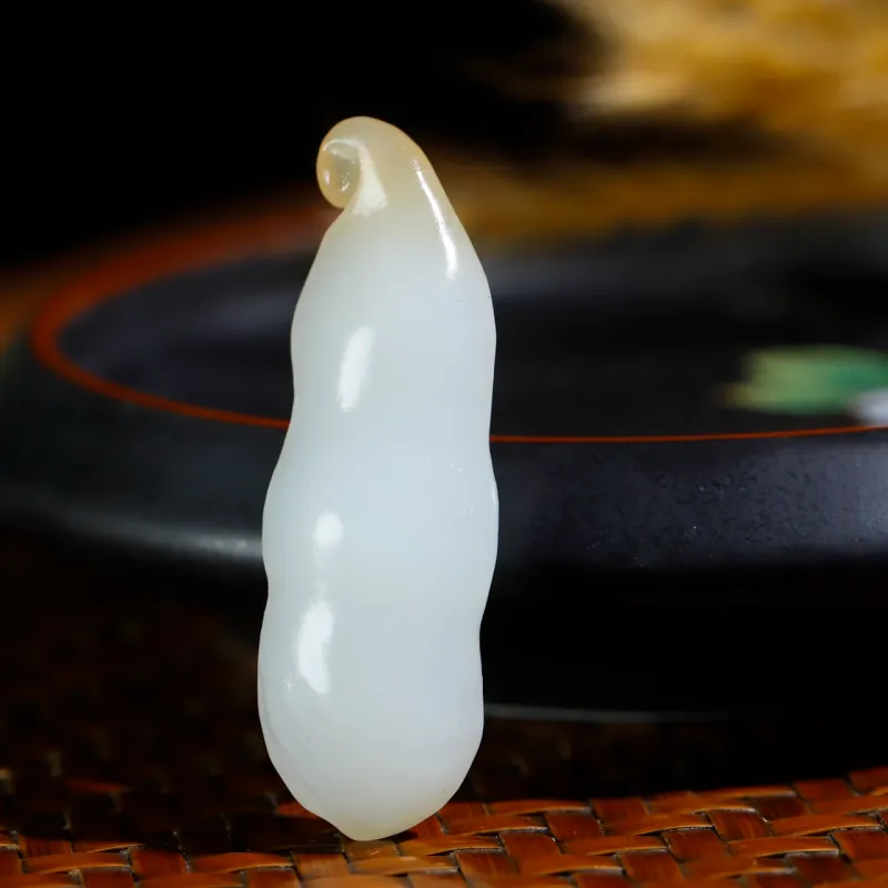 Jade Charm Yao Hetian Jade Pendants White Jade/Pale Greenish White Jade Unisex-1