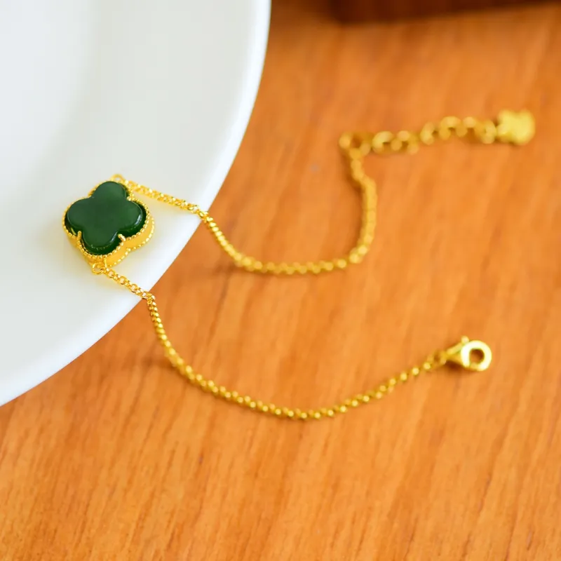 Jade Charm Yao Hetian Jade Bracelets Jasper Women's-4