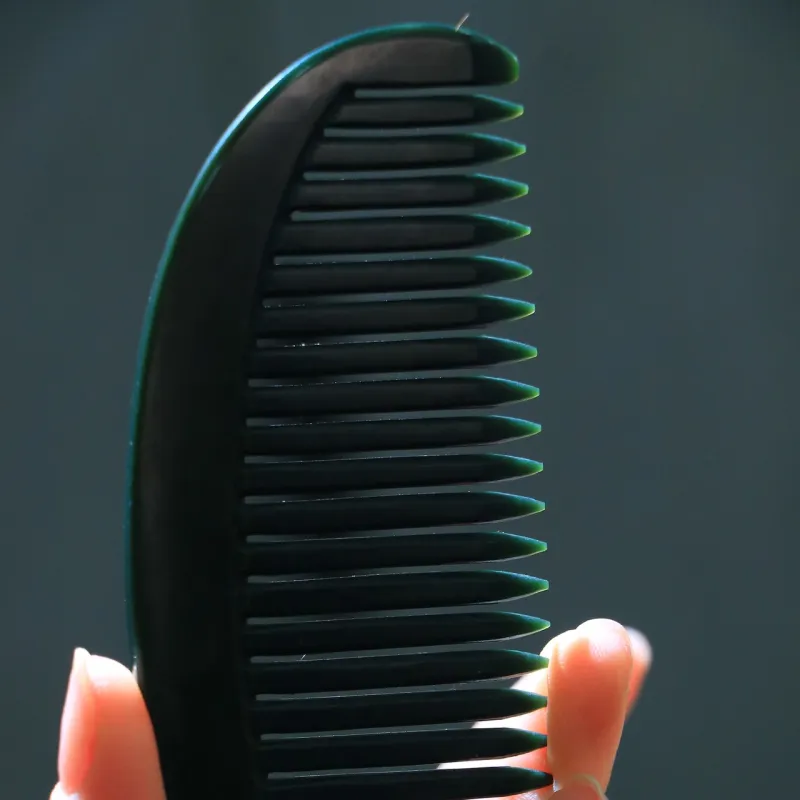 Jade Charm Yao Hetian Jade Comb Green Jade Women's-6