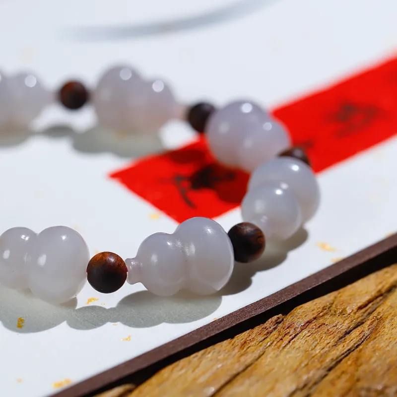 Jade Charm Yao Hetian Jade Bracelets Smoky Purple Unisex-2