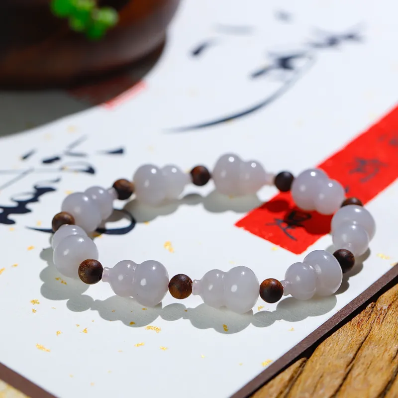Jade Charm Yao Hetian Jade Bracelets Smoky Purple Unisex-1
