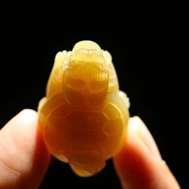 Jade Charm Yao Hetian Jade Pendants Sugar Jade Unisex-4