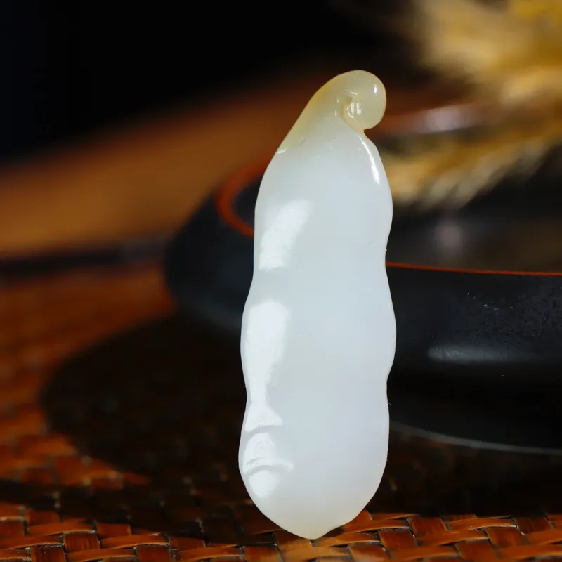 Jade Charm Yao Hetian Jade Pendants White Jade/Pale Greenish White Jade Unisex-3