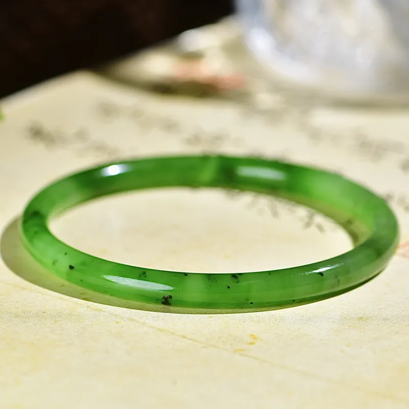 Jade Charm Yao Hetian Jade Bangles Jasper Women's-1