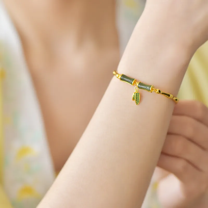 Jade Charm Yao Hetian Jade Bracelets White Jade/Pale Greenish White Jade Women's-5