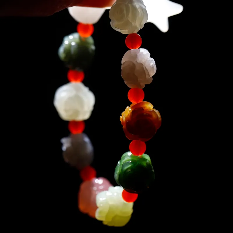 Jade Charm Yao Hetian Jade Bracelets White Jade/Pale Greenish White Jade Women's-5