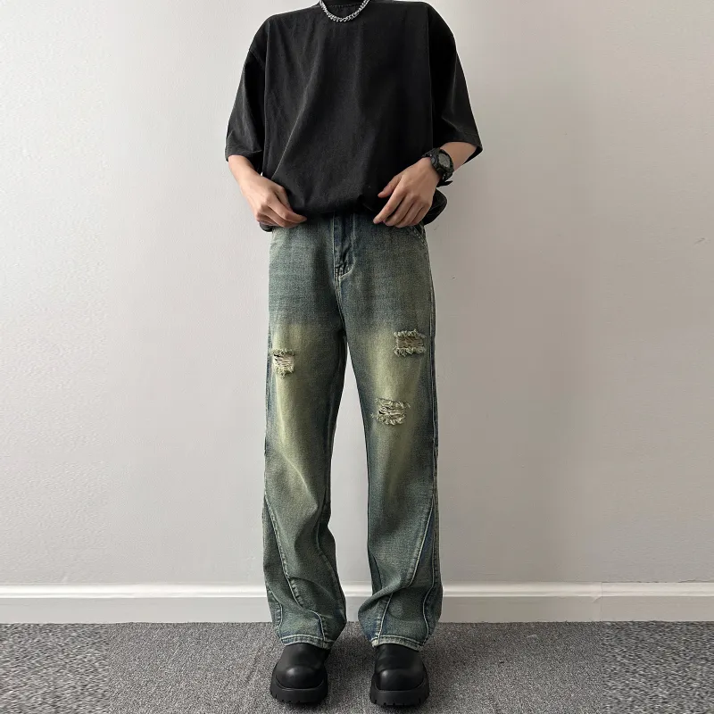BIENKIMIIYE Jeans Unisex Blue-2