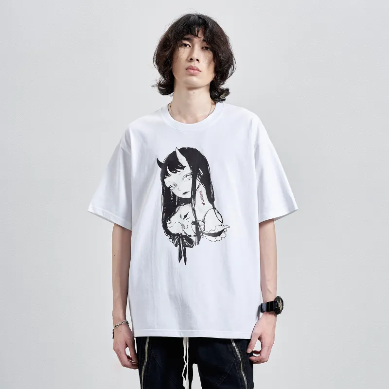 BIENKIMIIYE T Shirts Unisex White-3